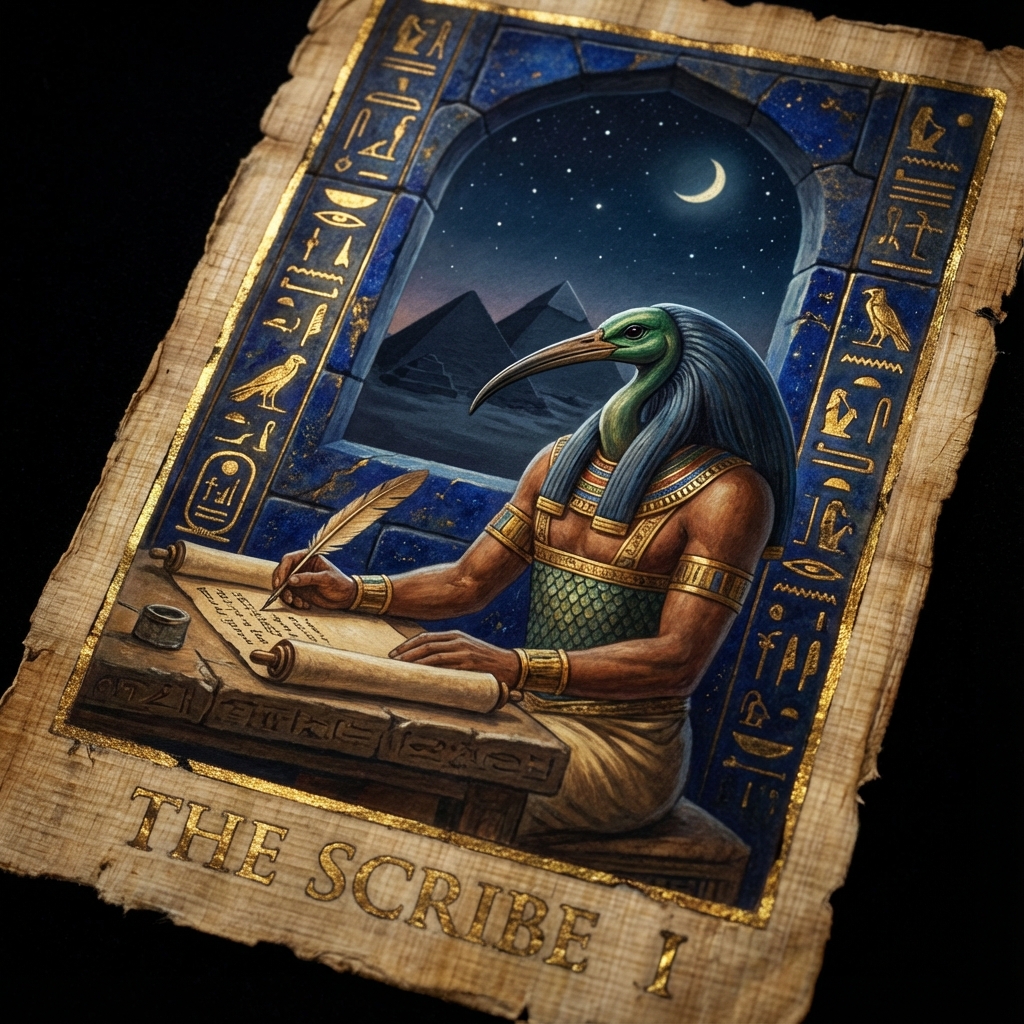 Carta de tarot-egipcio